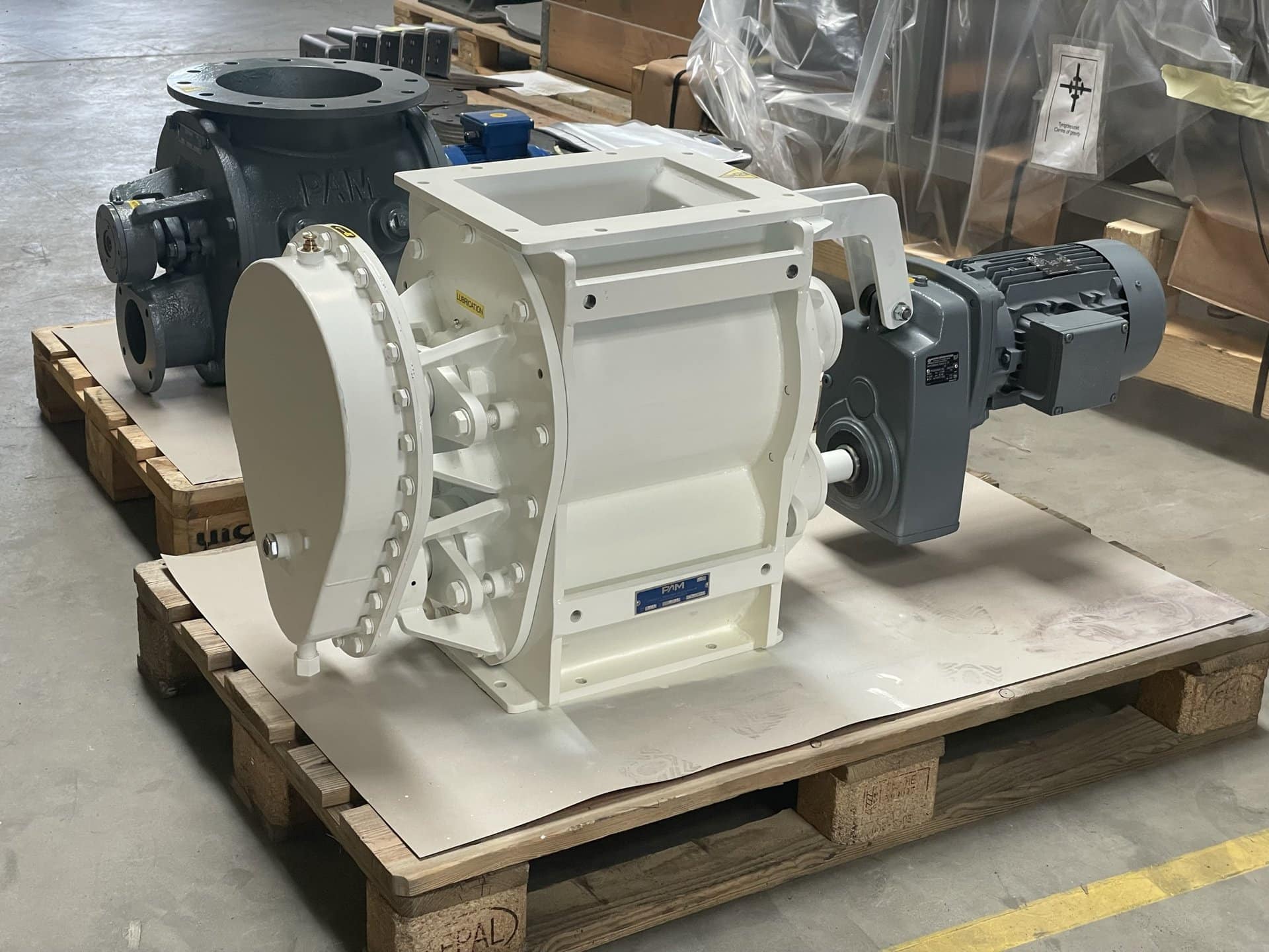 Self-cleaning rotary valve from PAM A/S